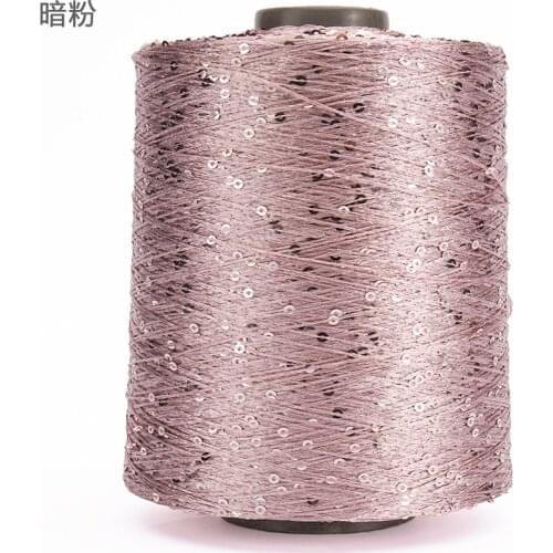 500G Summer Natural Ice Silk Glitter Yarn Sequin Yarns Hand Crochet Thread For Knitting Baby Doll Clothes DIY Needlework