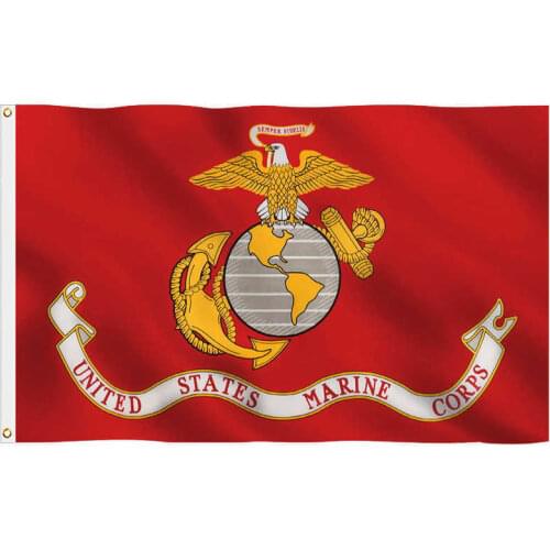 USMC Flag US Marine Corps 3x5 Feet Hanging Flying Home Party Decorative 90x150cm American Army Flags And Banners United States