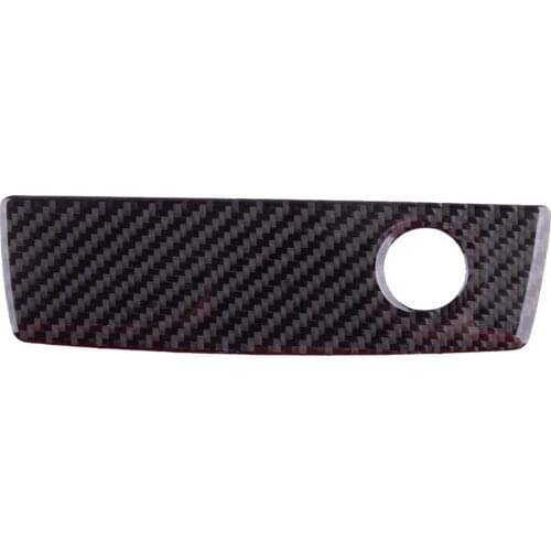 LHD Car Co-pilot Storage Box Handle Cover Trim Sticker Carbon Fiber Fit for Dodge Challenger 2008 2009 2010 2011 2012 2013 2014