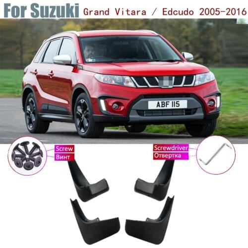 Splash Guards 4PCS/Set Car Mud Flaps Mudguards For Suzuki Grand Vitara / Edcudo JT TE TD 2016-2005 2016 2013 2012 2010 2008 2005