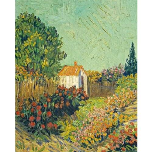 GATYZTORY Abstract House Scenery Paints By Numbers For Adults 40x50cm Framed Handmade Acrylic Pigment Color On Canvas Crafts