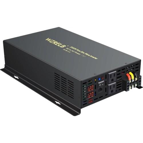 Quality 2000W Pure Sine Wave Inverter Car Battery Use Home Use 12v 24v 36v 48v DC to AC 120v 240V for Off Grid System Inverters