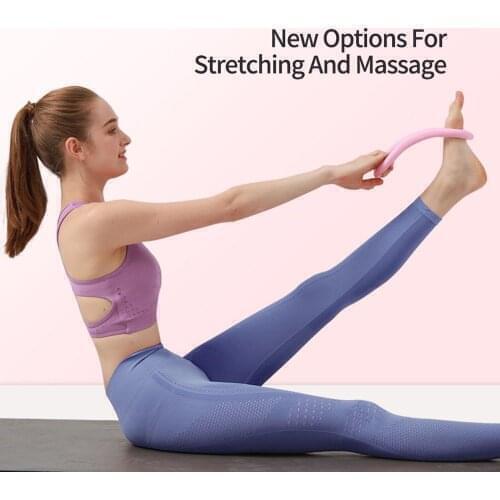 Yoga Circle 22*12*8cm Yoga Stretch Ring Home Women Fitness Equipment Fascia Massage Workout Pilates Bodybuilding Exercise