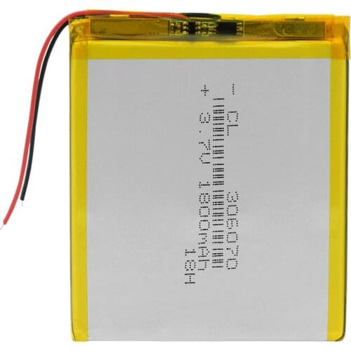 Hot 3.7V 1800mah 306070 Lithium Battery For PSP PDA GPS E-Book Tablet PC PowerBank Replace 356070 Lipo Rechargeable Bateria Pack