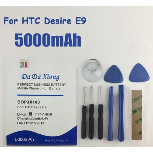 4850mAh BOPJX100 Li-ion Phone Battery for HTC One E9 Battery E9w E9+ Plus E9PW Powerful Business Batterie