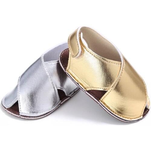 Fashion casual baby girl fish mouth summer soft children first walker shoes PU soft shoes non-slip shoes