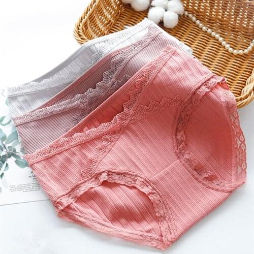 3PCS Low waist pregnant womens underwear pregnant cotton belly support women U-shaped panties underwear soft maternity panties