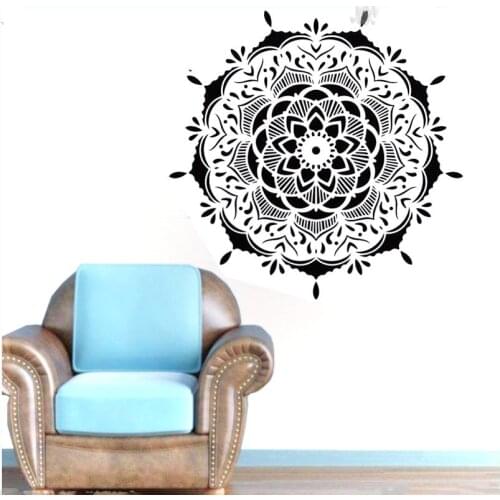 New 30 * 30cm diy mandala mold for painting stencils stamped photo album embossed paper card on wood, fabric,wall,Floor