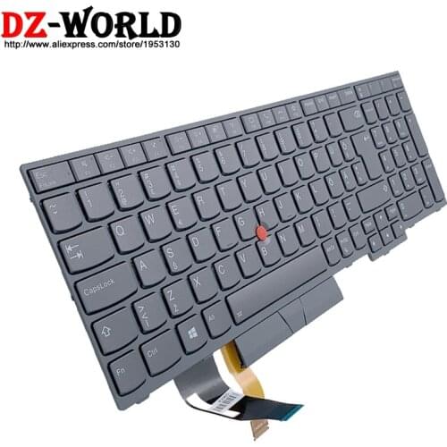 New Original Gray EE Estonian Backlit Keyboard for Lenovo Thinkpad T15 Gen2 P15S Gen2 Laptop 5N21B08483 5N21B08446