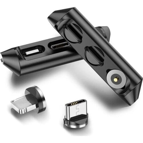 Cable Organizer Silicone Magnetic Cable Plug Portable Storage Box Winder Flexible Cable Management Clips