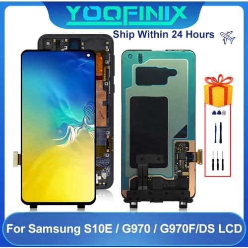 Original For Samsung Galaxy S10e LCD SM-G970F/DS SM-G970U SM-G970W Display LCD Touch Screen Digitizer Display Replacement Parts