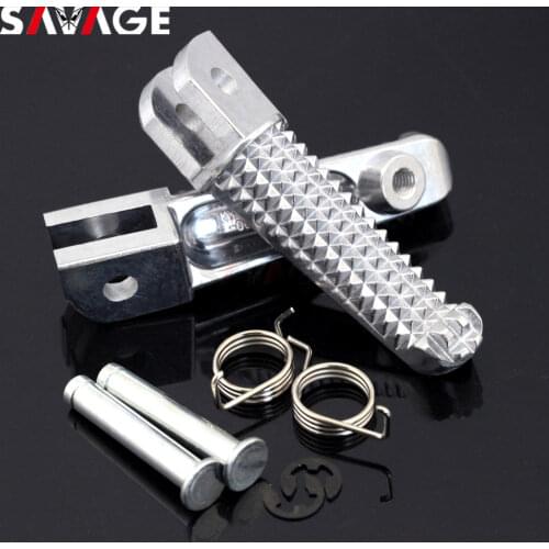 Front Footrest Foot Pegs For YAMAHA XJ6 Diversion F XJ6N XJR 400 1200 1300 FJR1300 BT1100 Bulldog Motorcycle Accessories Adapter