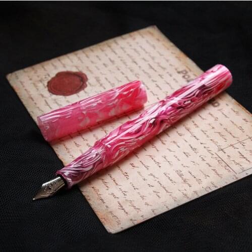 Artists New Pattern Resin Fountain Pen 0.4mm Nib Size