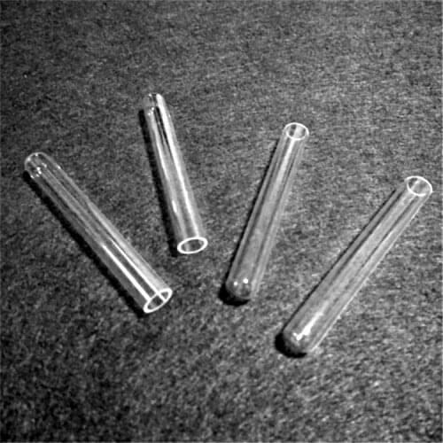 Round bottom clear quartz test tube OD25*T1.5*L200