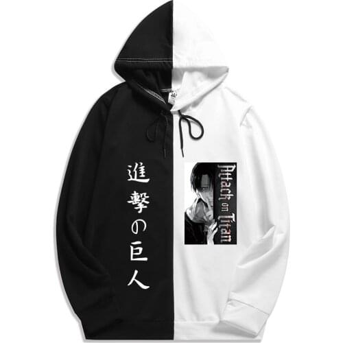 Japanese Anime Attack on Titan Summer Mens Sportswear Hoodie Printing Double Color Hoodies Sweatshirt Harajuku Thin Clothing