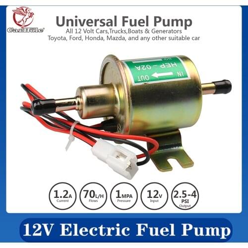 Universal 12V 2.5-4 PSI Electric Inline Fuel Pump For Lawn Mowers Small Engine Gas Diesel High Quality New Electric Fuel Pump