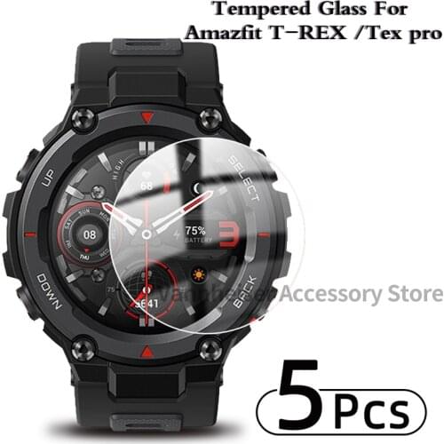 Tempered glass Protection For Xiaomi huami Amazfit T Rex Pro Screen Protector For Amazfit TRex T-Rex Pro Protective Glass Film