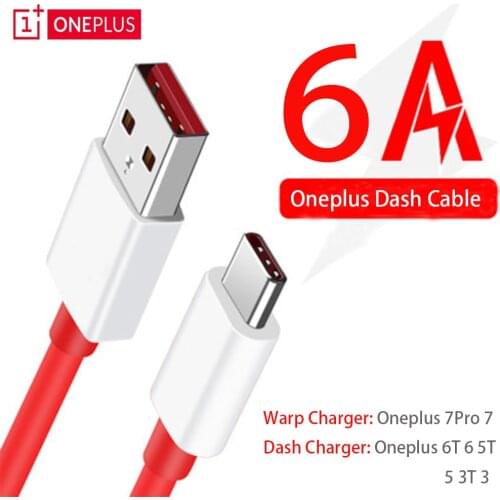 Original oneplus Type c cbale for oneplus 7 7T pro 6T 6 5t 5 3t 3 DASH/WARP Charge cable USB-C Mclaren charging one plus cord