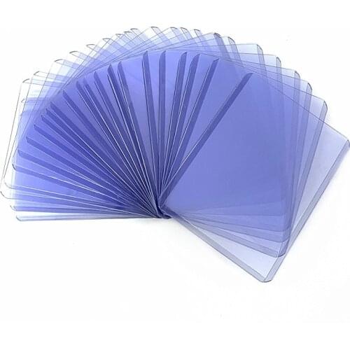 3"X4" Pvc Toploader Board Game Cards Protector Gaming Trading Card Holder Case for Football Basketball Sport Card