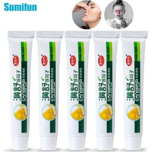 1/3/5 pc Allergic Rhinitis Ointment Sinusitis Nasal Gel Cream Antibacterial Relieve Runny Nose Itching Sneezing Nasal Congestion