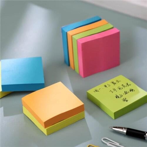 1 Pad Lot 51*51mm Note Paper 100 Page Sticky Note Sticker Post-it Labels Stickers Note Creative