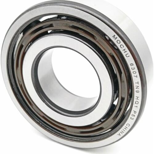 1pcs MOCHU Bearing 6307 6307-2RS1 TN9 HQ1 P53 6307 35x80x21 Hybrid Ceramic Ball Bearings Single Row Si3N4 Ball ABEC-5