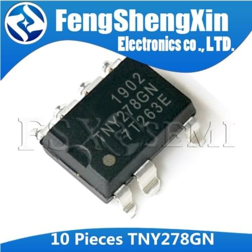 10pcs TNY278GN SOP-7 TNY278G SOP TNY278 278GN SOP7 Energy Efficient, Off-Line Switcher IC