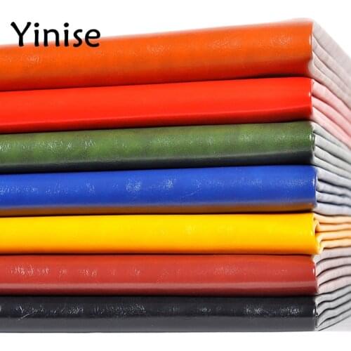 100*137cm Synthetic Leather Fabric Vintage Oil Wax PU leather Fabrics Artificial Faux Leather DIY Sofa Bags Home Decoration