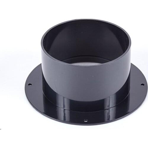 75-200mm ABS Round Pipe Flange Seat Ventilation Hose Connector for Duct Fan Kitchen Air Vent Exhaust Ventilator System Hardware