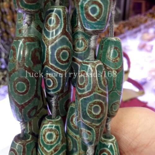 Free shipping 14x40mm Archaize Tianzhu Art Rice Women Men Spacers Beads Strand 8pcs FG7468