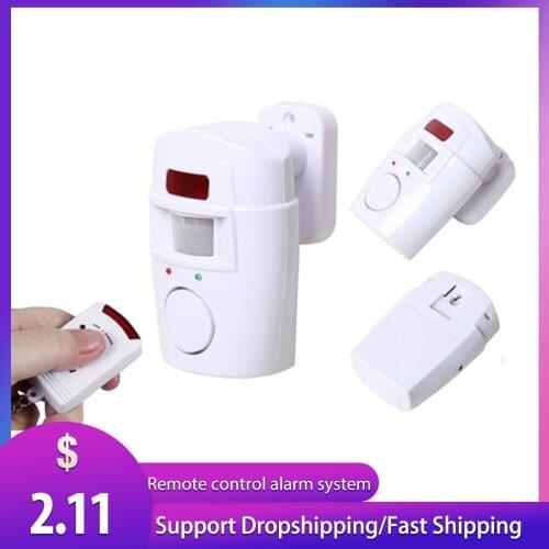 Motion Sensing Alarm Remote Control Infrared Wireless Door Window Home Alarm Wireless Motion Alarm Sensor Remote Control Alarm