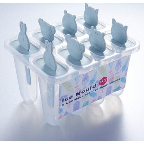 Bear DIY Ice Cube Ice Tray Cream Maker Mold Party Popsicle Sticks Mold Frozen Summer Party Kicthen Accessories