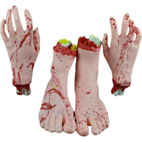 Halloween Ghost Festival Room Escapes the Whole Person Toy Terrorism Broken Limb Broken Foot Broken Hand Body Pair