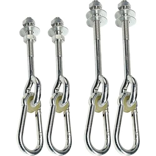 Swing Thread Hook Playset Playground Yoga Seat Safety Locking Ceiling Mount