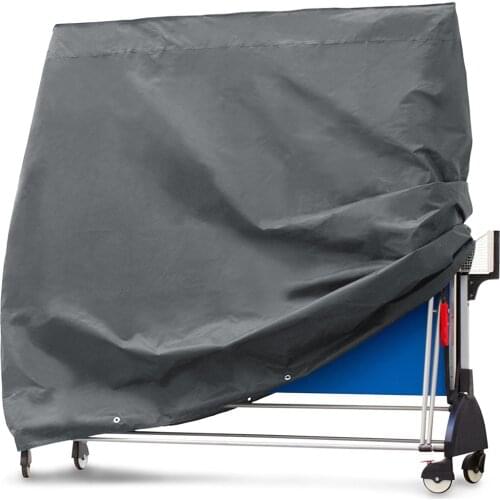 Ping Pong Table Storage Cover Table Tennis Sheet Indoor Outdoor Protection with 8 Eyelets and String for a Safer Hold