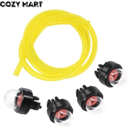 4x Snap In Primer Bulb Bulbs With Fuel Line For Ryobi 791-683974-B 530047721 Homelite Toro Craftsman 188-512