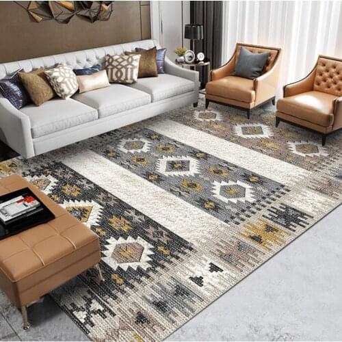 Morocco Vintage Style Livingroom Carpet Europe Carpet Bedroom Home Living Room Turkish Ethnic Rug Study Room Floor Mat Persian
