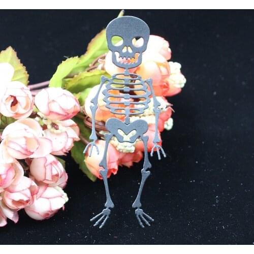 2018 Halloween Skeleton Metal Cutting Dies Stencils for DIY Scrapbooking/photo album Decorative Embossing DIY Paper Cards