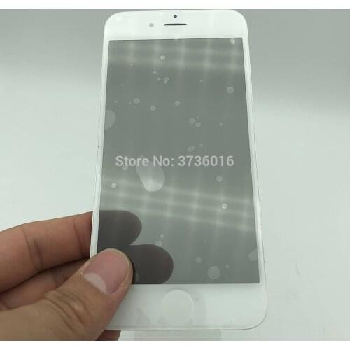 Best quality cold press 4 in 1 Front Screen for Phone 6 plus damaged LCD Glass With Frame,OCA,Polarizer replacement repair