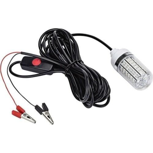 12V 15W Fishing Light 108Pcs 2835 Led Underwater Fishing Light Lures Fish Finder Lamp Attracts Prawns Squid Krill