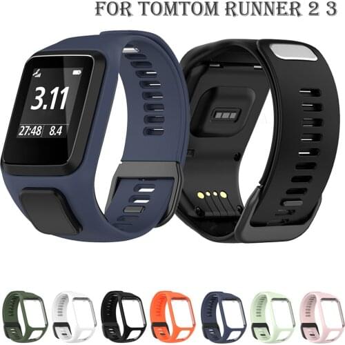 Watchband Strap For Tomtom Runner 2 3 Spark Cardio Music Adventurer Golfer 2 Wristband Sport Silicone Belt Replacement Bracelet