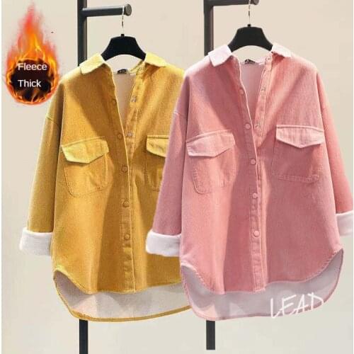 Shzxssfy Women's Corduroy Shirts