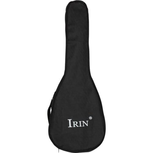 IRIN 21 23 26 Inch Black Portable Ukulele Bag Soft Case Monolayer Bag Single Shoulder Backpack Padded Black