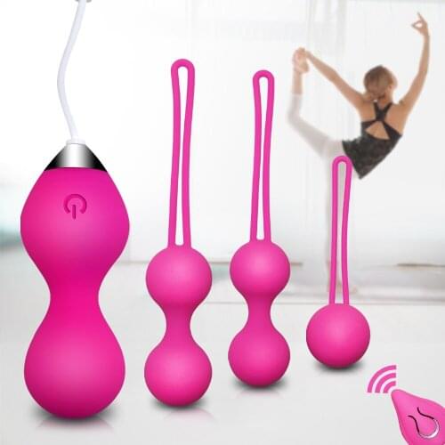 Vagina Balls Vibrator Sex Toys for Women Kegel Ball Female Vagina Tighten Exerciser Remote Control Vibrating Egg Adults Toy Shop