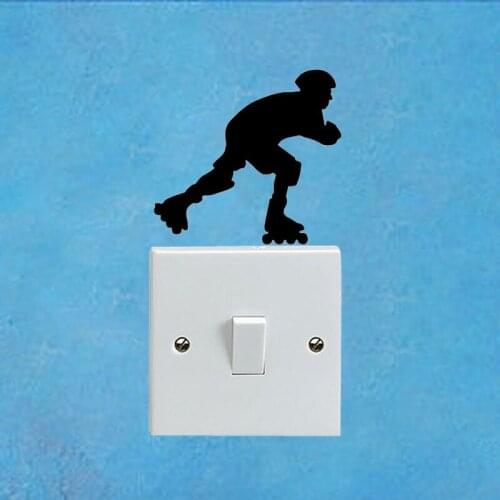 Rollerblading Inline Skating Vinyl Wall Decals Deocr Home Switch Stickers 5WS1268