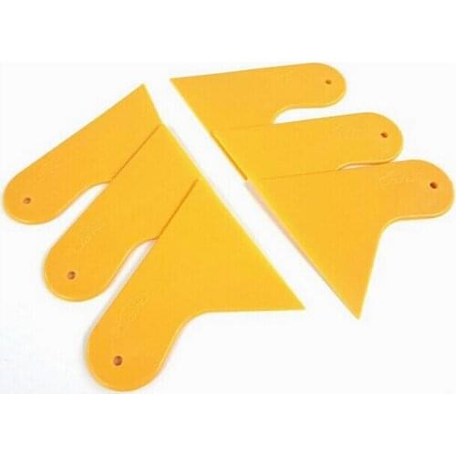 1pc Wrapping Film Application Squeegee Scraper Tools Bubble Window Car Stickers Scraper Plate Glass Yellow Plastic Film Tools