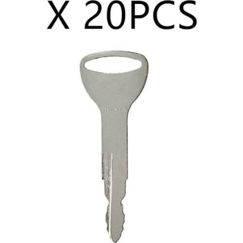 20) Toynew Ignition Key For Toyota Forklift Equipment New Style replaces A62597