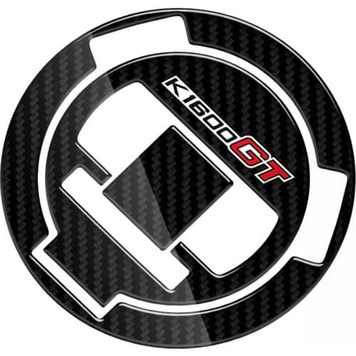 3D Carbon-look Motorcycle Fuel Gas Cap Protector Decals Case for BMW K1600GT K1600 GT