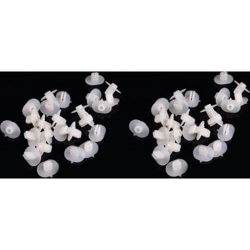 50Pcs Nylon Bumper Grommet Nut Clip Retainer Car Plastic Fit for Honda Civic Accord CR-V Acura 71144SR3A00