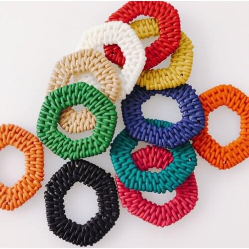 8pieces/lot New rhombus plastic earrings Supplies for Jewelry Accessories